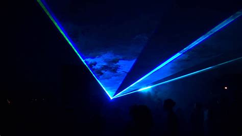 blue lasers blue laser show club laers youtube