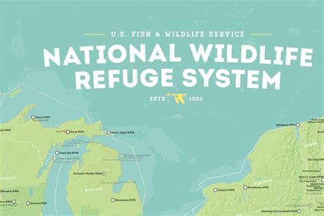 national wildlife refuge system map  poster  maps