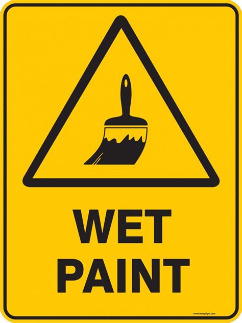 printable wet paint sign printable world holiday