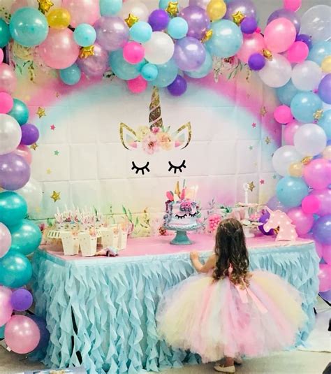 unicorn themed birthday party