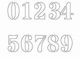 Stencils Printable Numbers Inch Number Template Painting Freenumberstencils Stencil Templates Print Letter Letters Printed Designs Printables Half Diy Alphabet Any sketch template