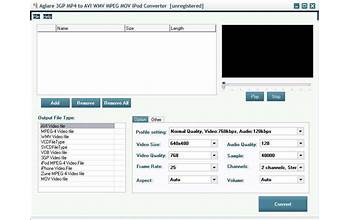 Aglare 3GP to AVI Converter screenshot #4
