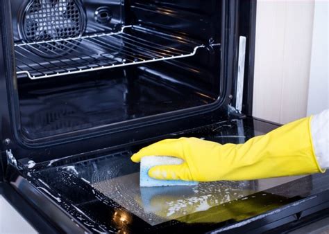 clean  oven glass  easiest   simple