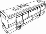 Bus Coloring City Getcolorings Pages Color sketch template