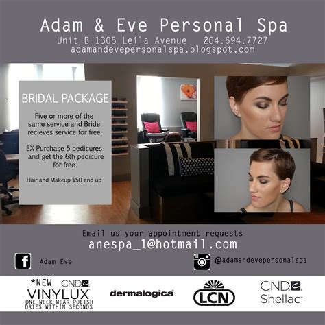 adam  eve personal spa spa packages