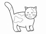 Cat Coloring Pages Printable Cats Print Easy Colouring Preschool Clipart Color Preschoolers Clip Cliparts Sheet Library Getcolorings Cute Kids Crayola sketch template