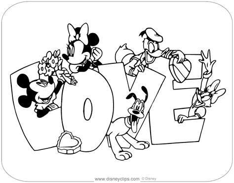 mickey kleurplaat disney coloring pages valentine coloring pages porn