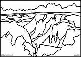Canyon Grand Clipart Georgia Coloring Providence Clip Cliparts Clipground Library States 20clipart Landmarks Famous sketch template