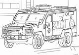 Swat Trucks Train sketch template