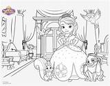 Coloring Princess Sofia Pages Disney Jr Coloreable Pngkey раскраска принцесса замке sketch template