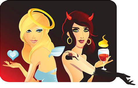 best women angel devil sex symbol illustrations royalty