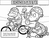 Safety Coloring Colouring Pages Bike Helmet Bicycle Wear Drawing Always Kids Sheets Printable Color Bmx Football Medium Safe Resolution Dirt sketch template