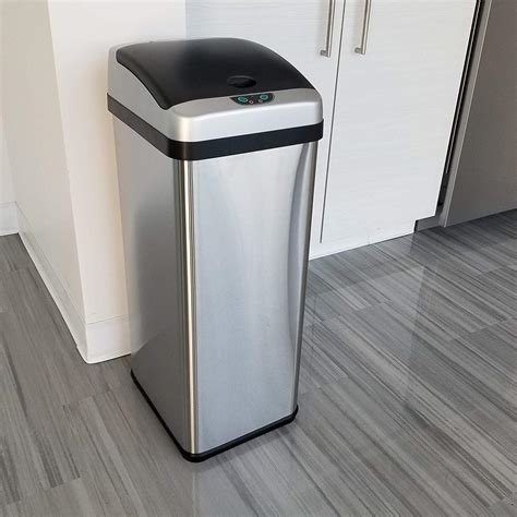 itouchless itrx  gallon touchless kitchen garbage trash  stainless steel ebay
