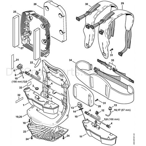 stihl br  backpack blower br  parts diagram  fuel tank