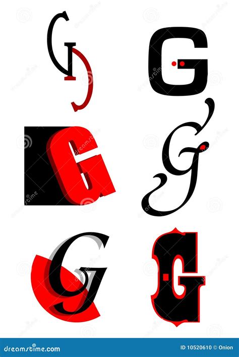 vector alphabet  logos  icons stock photo image