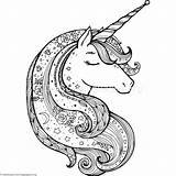 Unicorn Licorne Unicornios Einhorn Colorear Unicornio Kleurplaat Ausmalen Eenhoorn Zentangle Malvorlage Boyama Schwer Licornes Ausmalbild Coloringbook Coloringpages Kleurplaten Getcoloringpages Volwassenen sketch template