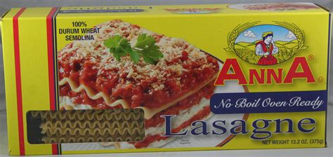 anna oven ready lasagne  oz doris market