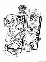 Mighty Pups Coloring4free sketch template
