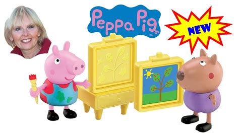 peppa pig  danny dog painting  youtube