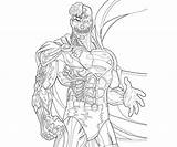 Cyborg Coloring Pages Superman Power Comments Getcolorings sketch template