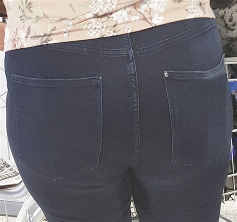 Sexy Bbw Milf Ass In Darm Blue Jeans At Store Photo 7 9