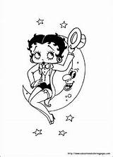 Coloring Betty Boop Pages Printable Adult sketch template