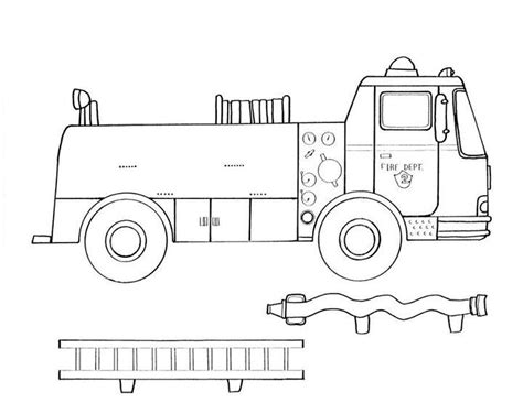 fire truck coloring page truck coloring pages fire trucks pictures