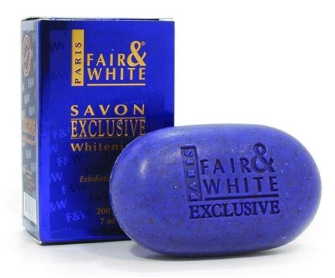 fair and white exclusive whitenizer exfoliating soap 200g