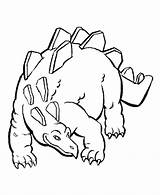 Coloring Pages Dinosaur Realistic Stegosaurus Comments sketch template