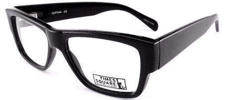 times square captain black glasses eyeglasses square glasses