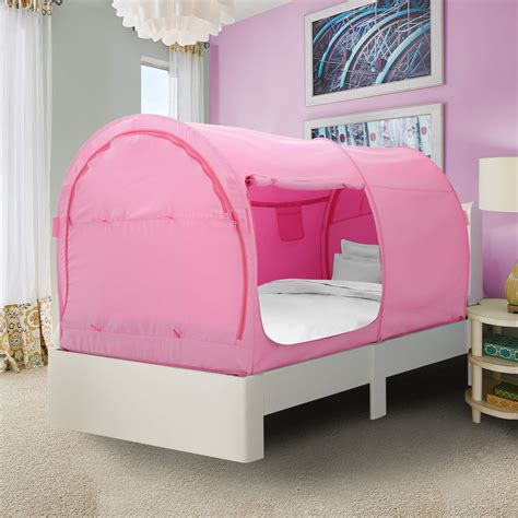 alvantor bed tent pop  canopy twin pink walmartcom walmartcom