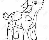 Goat Baby Cute Drawing Coloring Pages Clipartmag Goats sketch template