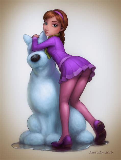 Anna Frozen As Daphne By Azorador Hentai Foundry