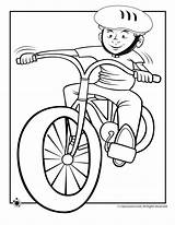 Bike Coloring Riding Boy Kids Helmet Pages Cartoon Print Bicycle Dirt Drawing Clipart Ride Cycling Cliparts Colouring Use Library Transportation sketch template