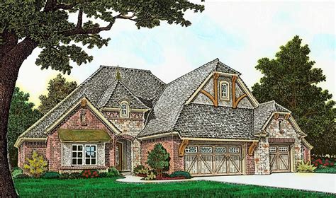 plan fm exclusive french country house plan  bonus space french country house