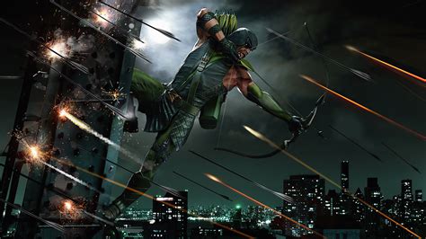 green arrow bow  hd  wallpapers images backgrounds   pictures