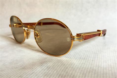 Cartier Giverny Vintage Sunglasses Large Size New Old Stock Full Set