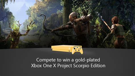 xbox game pass users can win a gold plated xbox one x usgamer