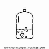 Bottiglia Colorare Disegni Ausmalbilder Plastica Plastikflasche sketch template