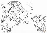 Pesce Arcobaleno sketch template
