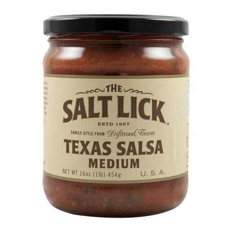 the salt lick medium texas salsa shop salsa and dip at h e b