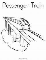 Train Coloring Passenger Pages Drawing Railroad Color Outline Printable Colouring Trains Freight Tracks Sheets Template Clipart Print Getdrawings Subway Line sketch template