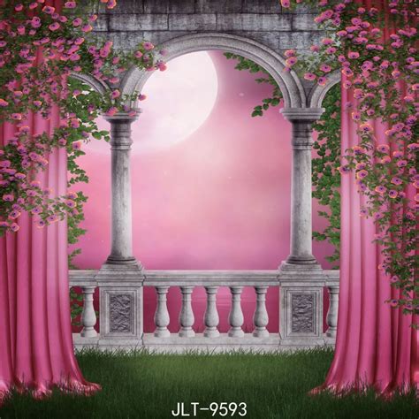 photography background photo backdrops xft pink flowers curtain