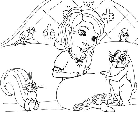 sofia   coloring pages coloring home