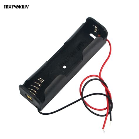 pcs black  battery holder  clip holder box case  rechargeable li ion battery