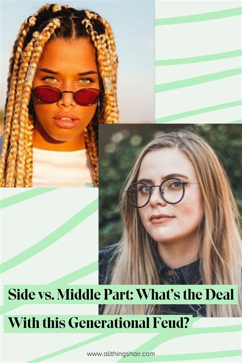 side  middle part  ultimate hair feud