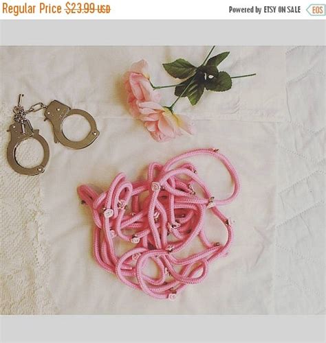 xosale pink rose bondage rope bdsm ddlg by loveswhore on etsy