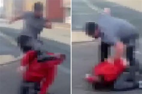 Shocking Moment Dad Savagely Beats Man He Wrongly Thought Was Love