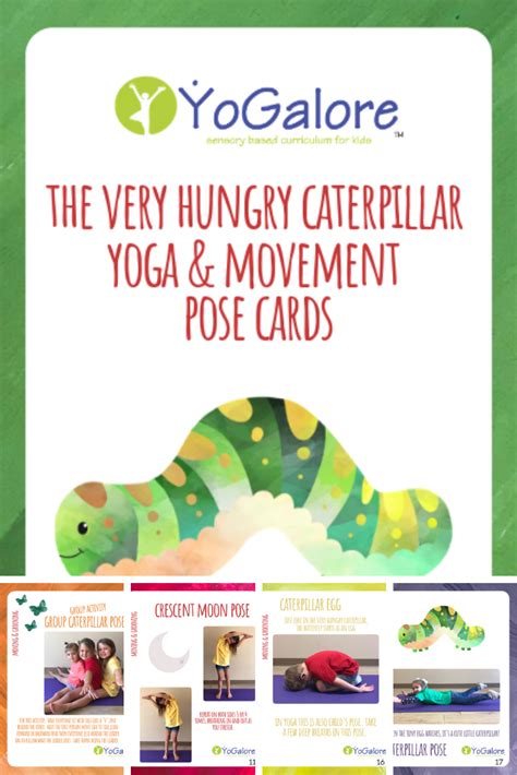 hungry caterpillar yoga movement cards lesson plan