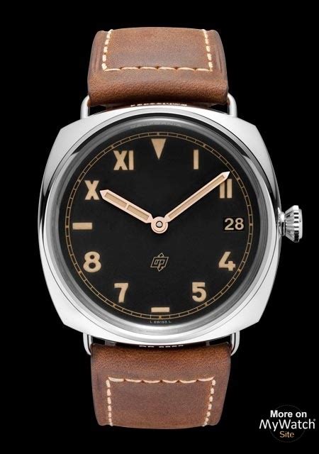 panerai watch radiomir california 3 days made of steel black dial for men collection